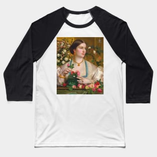 Grace Rose by Frederick Sandys Baseball T-Shirt